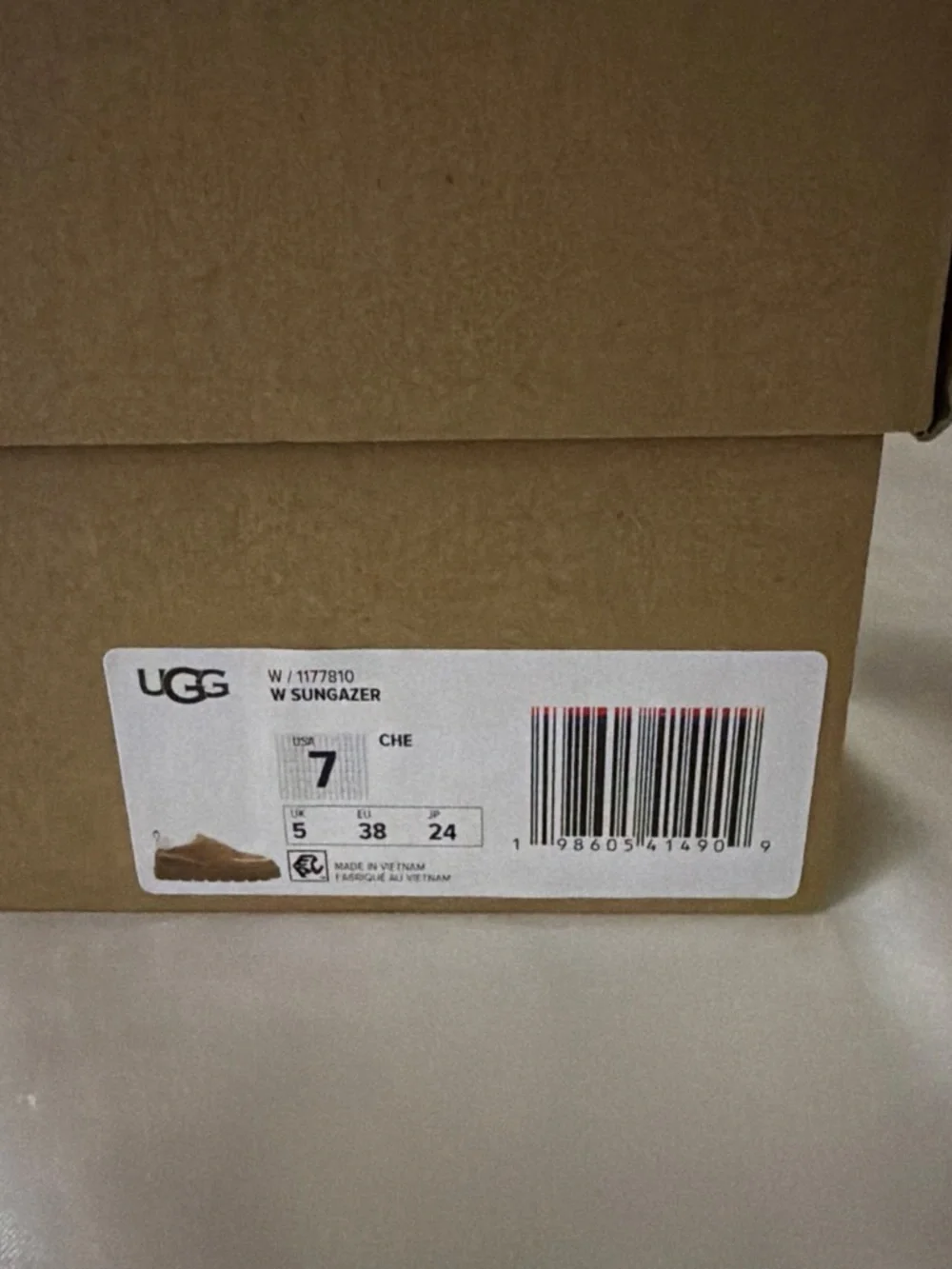 UGG Chestnut Brown Platform Lace-Up Sneakers with Shearling Trim